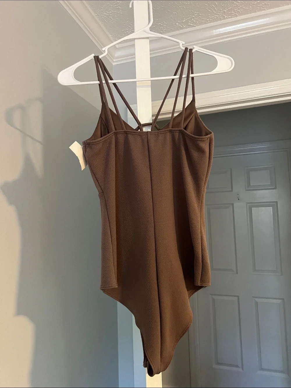 Charlotte Russe Brown Strappy Bodysuit - Picture 2 of 4